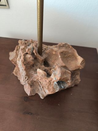 Mesitas noche lámpara piedra