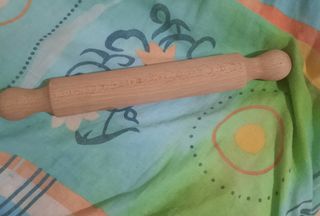 Mattarello legno beige