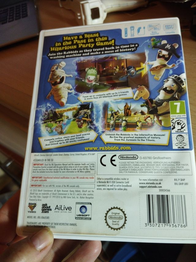 Wii - Raving Rabbids Travel in Time
