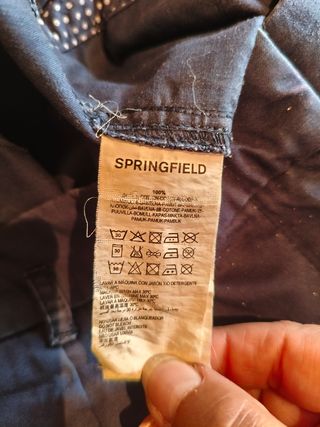 Falda Springfield azul - Talla XL
