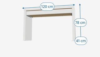 Tocador blanco Ikea Malm - seminuevo