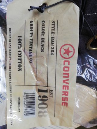 Converse - canguro. Mariconera.grande 31X23 tejano