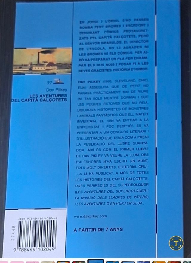 Les aventures del Capità Calçotets (El Barco de...