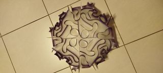 Lampada design viola-bianco marca Slamp