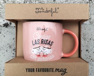Taza Mr. Wonderful Contigo las risas