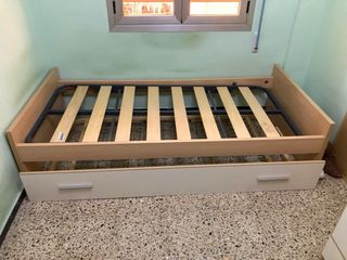 Conjunto cama y escritorio