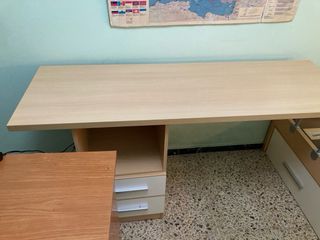 Conjunto cama y escritorio