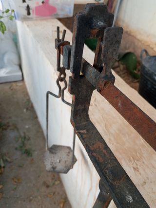 Excelente báscula industrial antigua :)