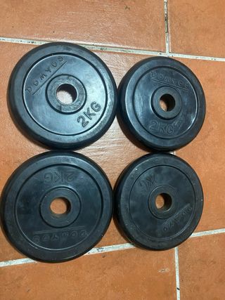 Placas peso 2kg - Domyos