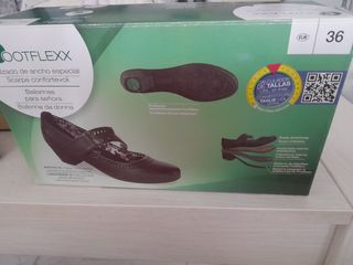 Bailarinas Footflexx negras, talla 36