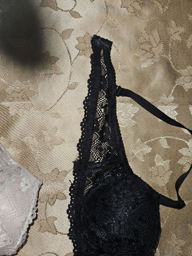 Reggiseni pizzo beige&nero