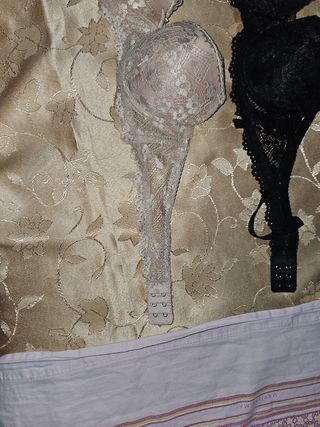 Reggiseni pizzo beige&nero