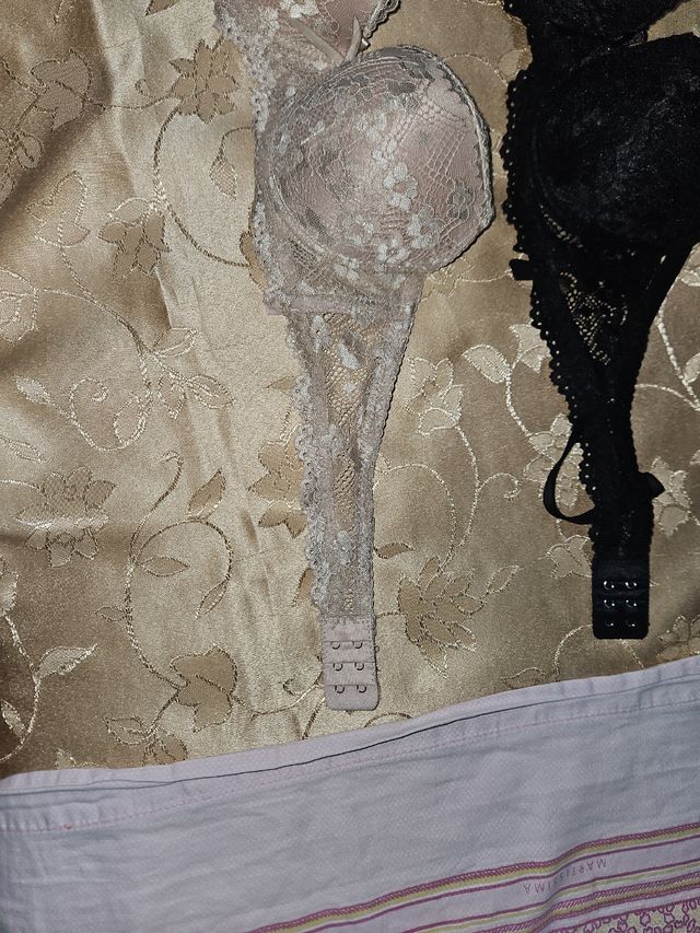 Reggiseni pizzo beige&nero