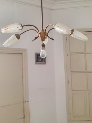 Lampara vintage 5 brazos