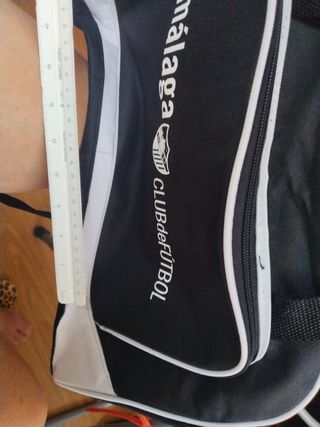 Bolsa deporte Málaga CF 40* 22* 15 cm aprox.
