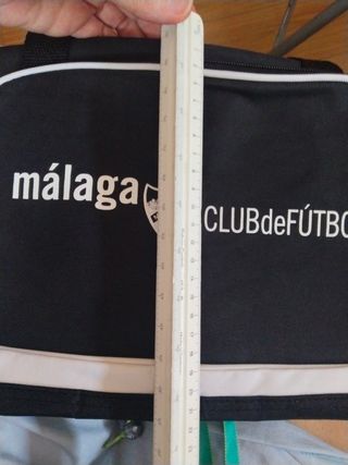 Bolsa deporte Málaga CF 40* 22* 15 cm aprox.
