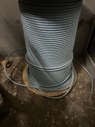 Bobina cable azul - excel cat6a U/UTP cable LS0H