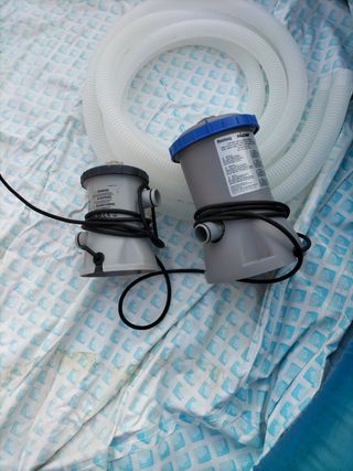Depuradora de piscina y accesorios