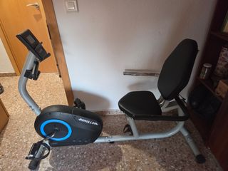 Bicicleta estática reclinada