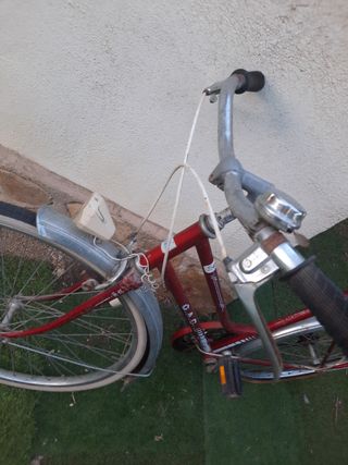 Bicicleta clásica GAC roja