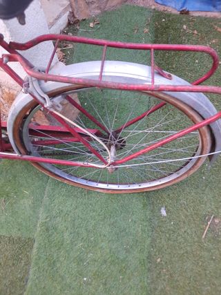 Bicicleta clásica GAC roja