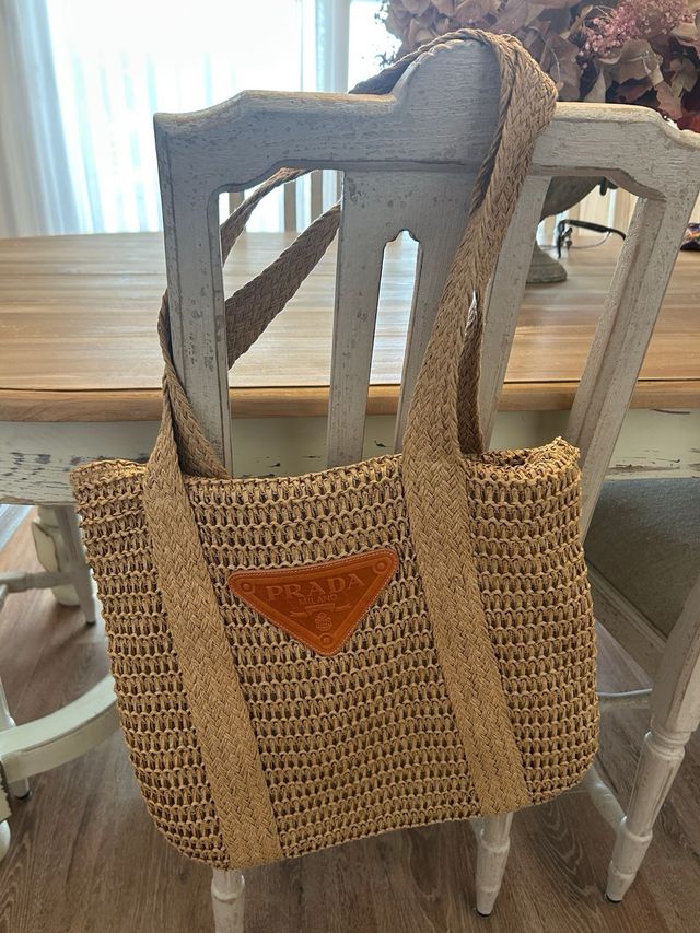 Bolso Prada Beige - tejido