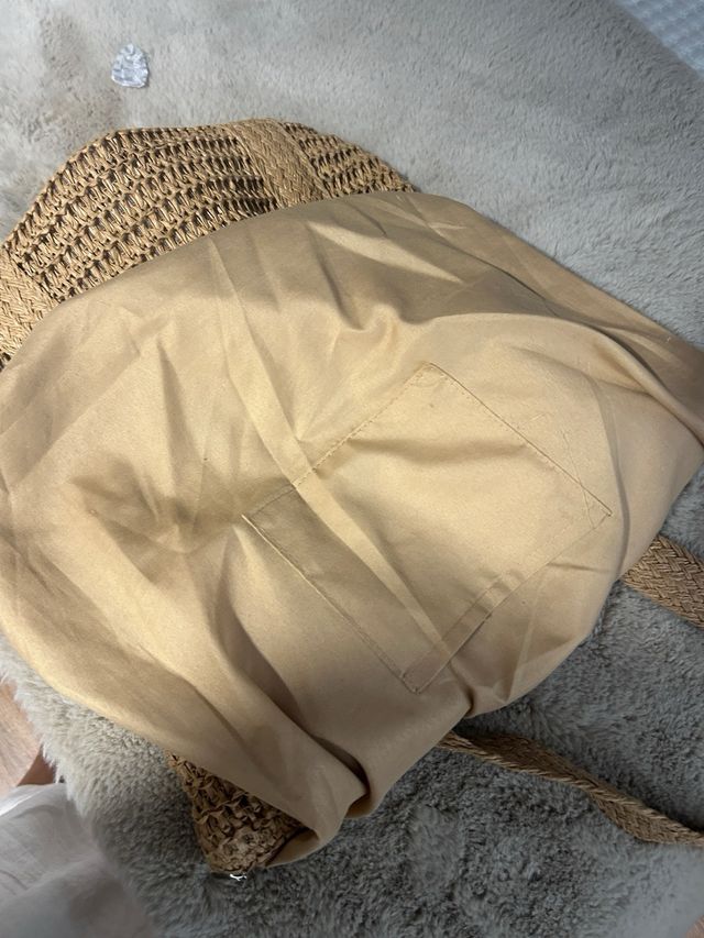 Bolso Prada Beige - tejido