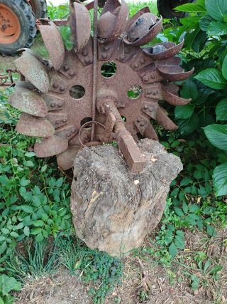 Turbina agua antigua - Fundición 