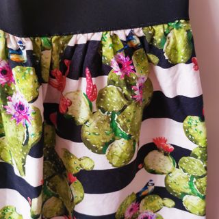 Gonna cactus a righe - estiva