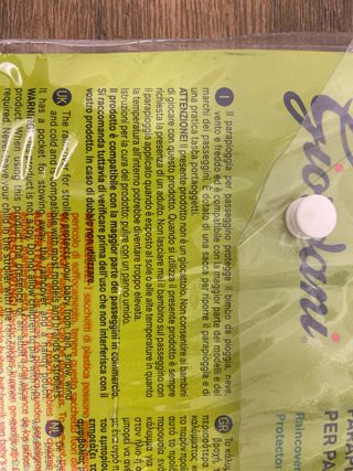 Parapioggia per passeggino Giordani