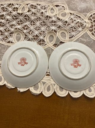 Platos japoneses pintados a mano