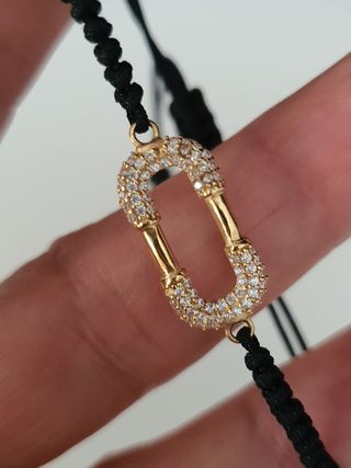 Pulsera Macramé Oro 18k