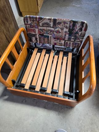 Sofa cama individual vintage