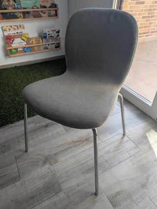 Silla Ikea KARLPETTER Metal & Tela