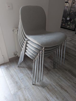 Silla Ikea KARLPETTER Metal & Tela