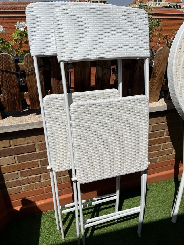 conjunto terraza/jardin