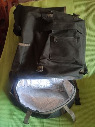 Mochila Behr vintage verde