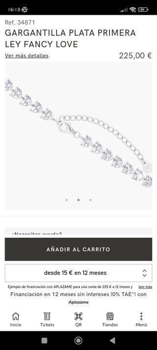 Gargantilla plata circonitas