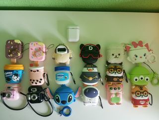 Fundas AirPods 1/2 - Cámara retro (Tiene Flash)