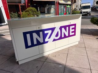 Mueble expositor - mostrador tienda