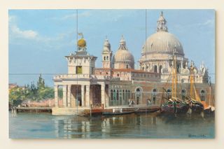 Mural cerámico Venecia y basílica – arte clásico