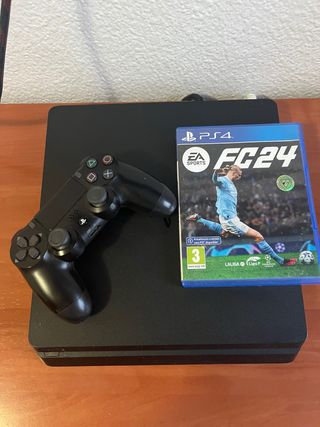 PS4 Slim 500GB + FIFA 24