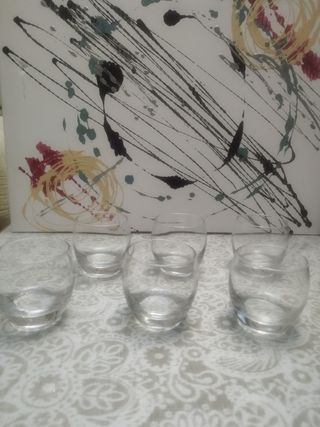 6 Vasos cóctel cristal resistentes