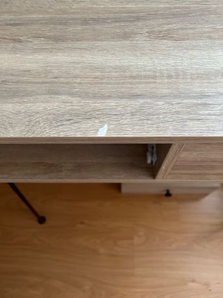 Tocador con espejo y 2 cajones – Estilo nórdico