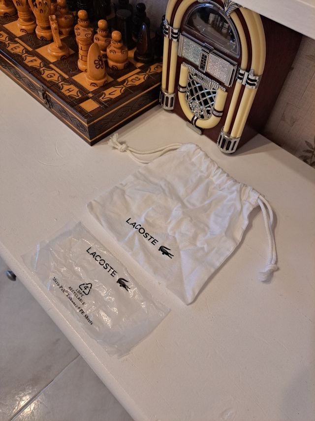 Bolsa Lacoste - Blanca