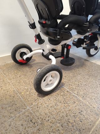 Triciclo gemelar Qplay azul