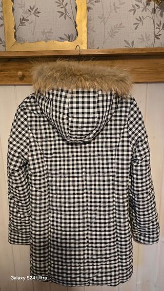 Chaquetón La Martinica cuadros blanco-negro