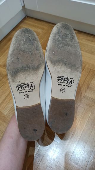 Zapatos niña PAOLA blancos