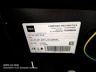 Campana extractora Teka