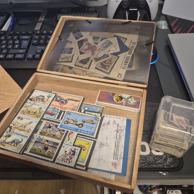 Sellos colección antigua (+500)